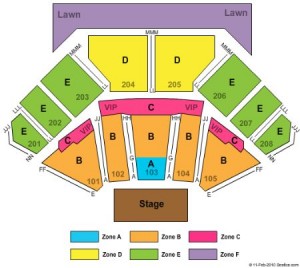 seating chart hollywood casino amphitheatre