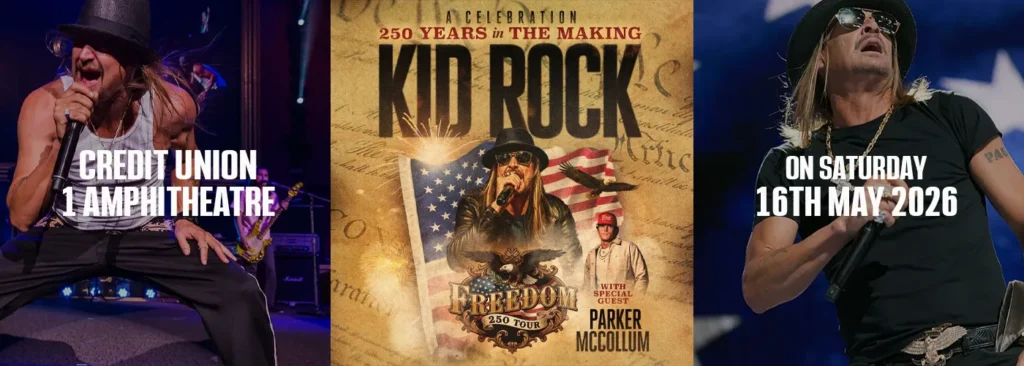 Kid Rock & Parker McCollum at Credit Union 1 Amphitheatre