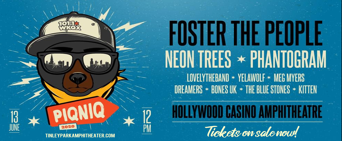 101WKQX Piqniq: Foster The People, Neon Trees, Phantogram & Yelawolf [CANCELLED]