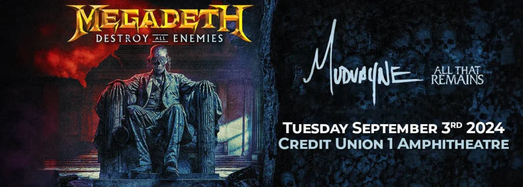 Megadeth at Credit Union 1 Amphitheatre