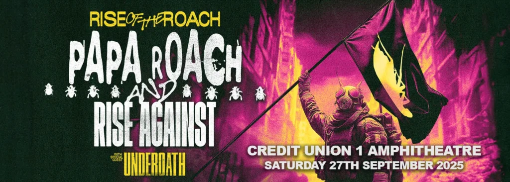 Papa Roach & Rise Against at Credit Union 1 Amphitheatre